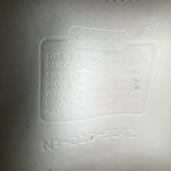 COACH 9142 Vintage Leather Hippie Bag White With Hangtag - Picture 11 of 12